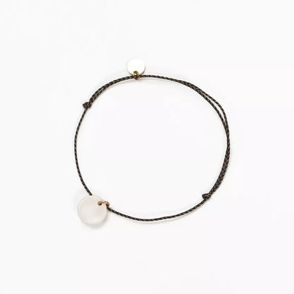 Bracelet croix noir doré
