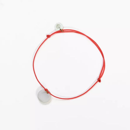 Bracelet croix rose fluo