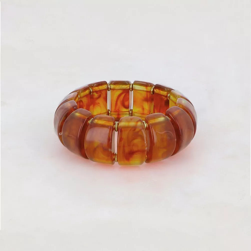 bracelet elastique resine