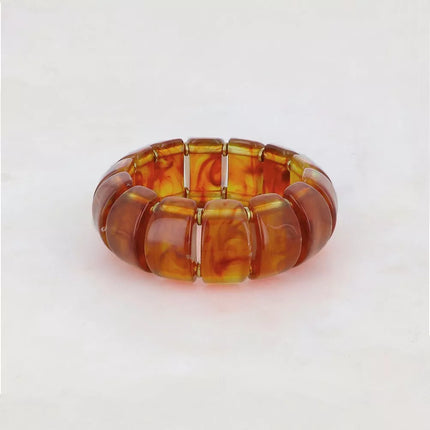 bracelet elastique resine