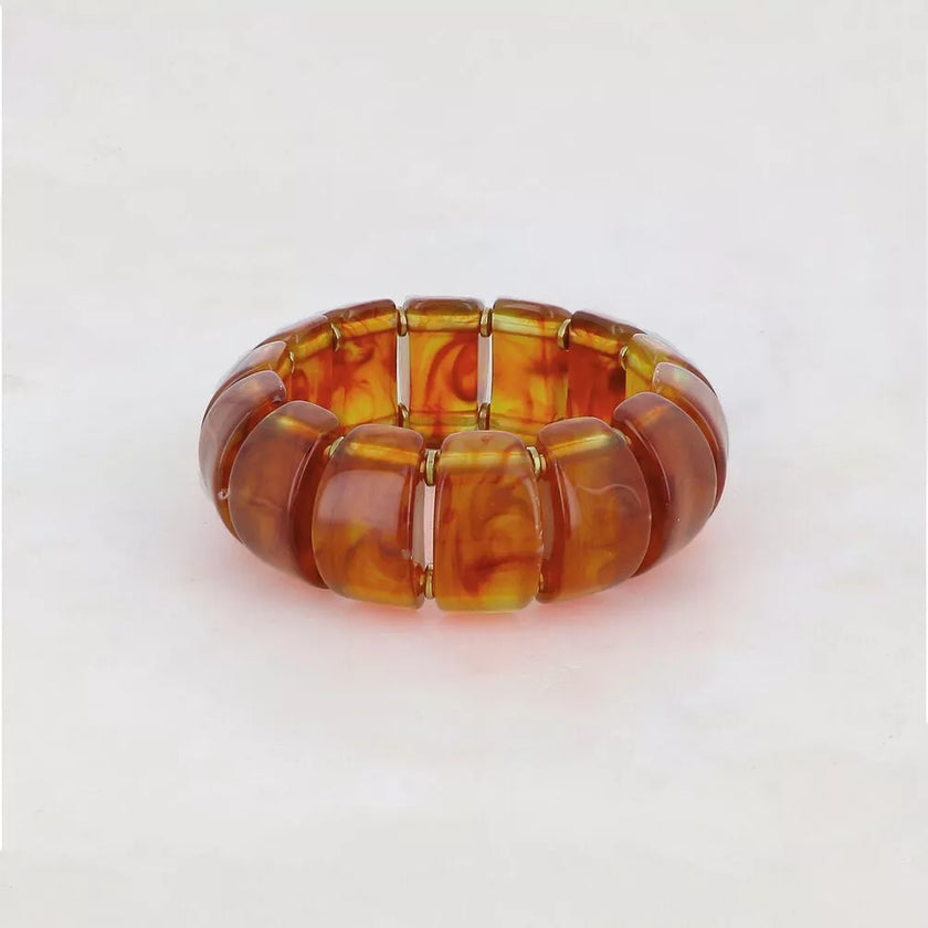 bracelet elastique resine