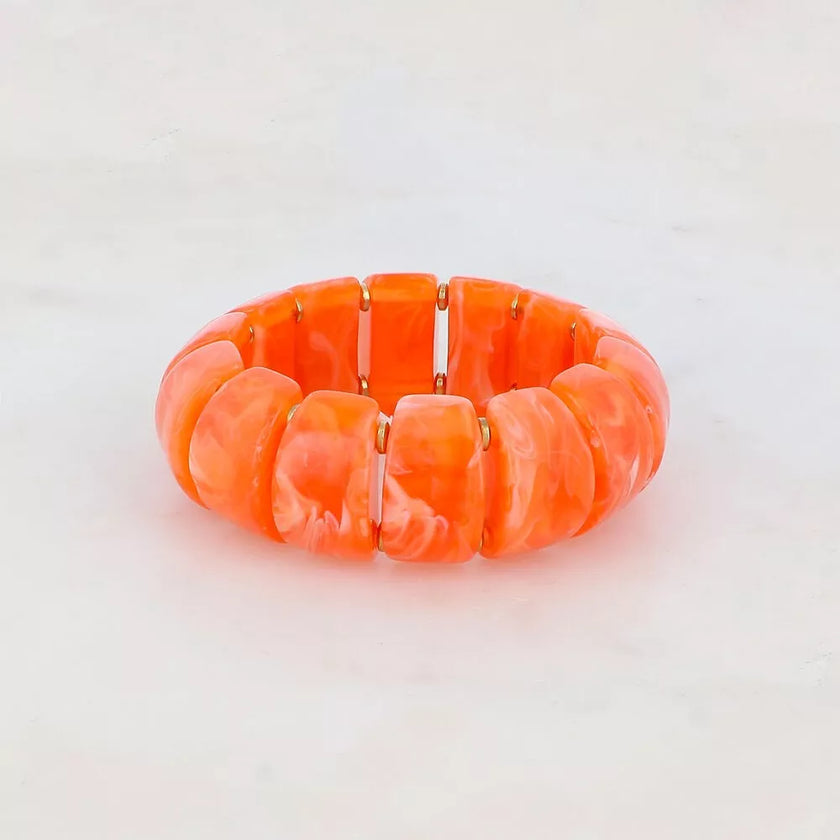 bracelet elastique resine