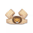 bracelet puddle jumper marron et blanc