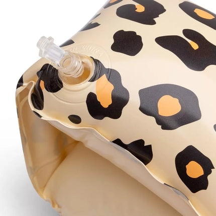 brassard de natation leopard beige