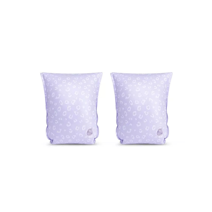 brassard de natation leopard violet