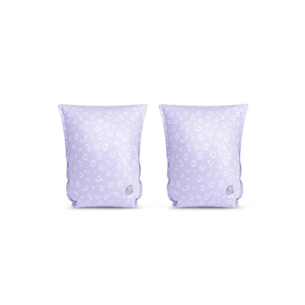 brassard de natation leopard violet
