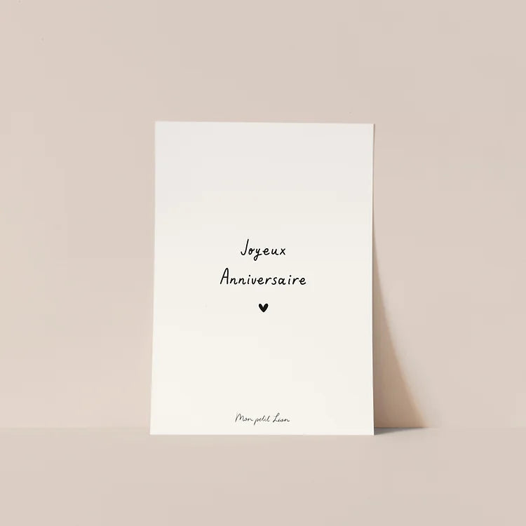 Carte | Joyeux anniversaire