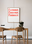 Affiche | L'Amour, L'Amour, L'Amour | Poster Graphique