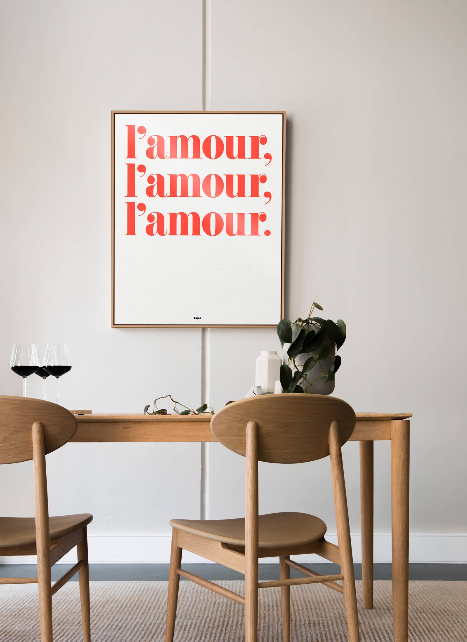 Affiche | L'Amour, L'Amour, L'Amour | Poster Graphique