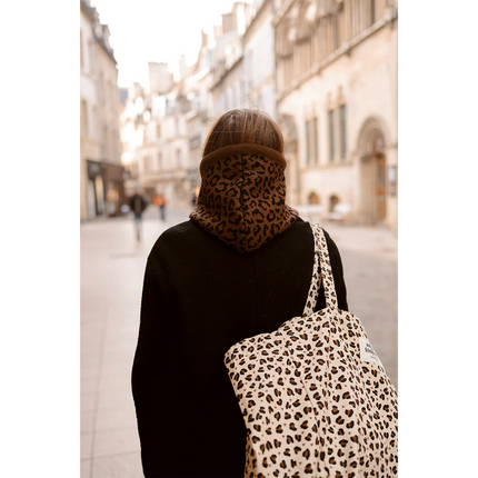 Cagouole leopard marron