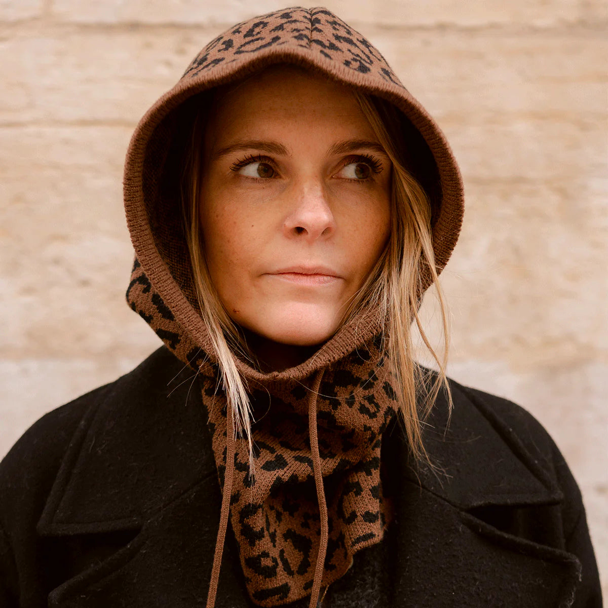 Cagouole leopard marron