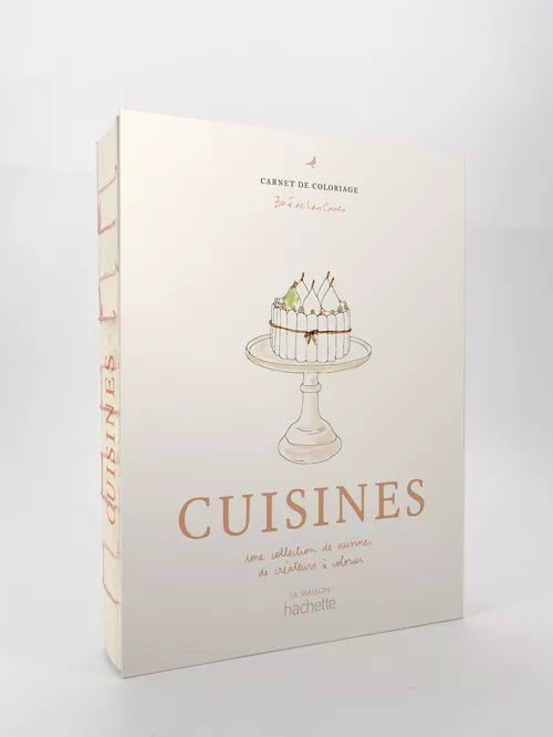 Cahier de coloriages cuisines Hachette