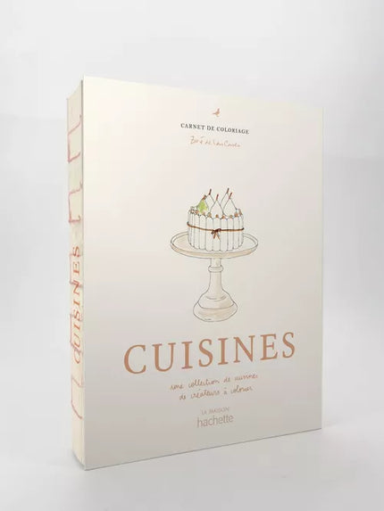 Cahier de coloriages cuisines Hachette