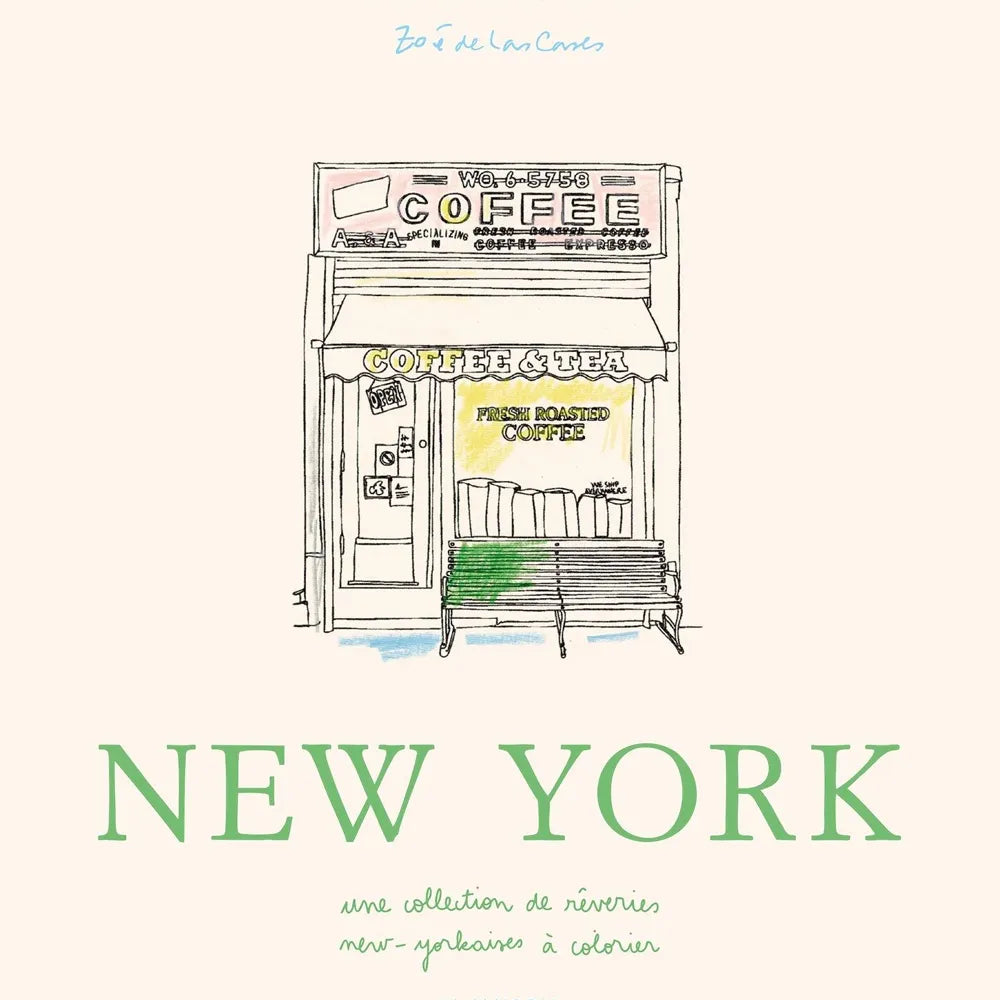 cahier de coloriage new york zoe de las cases 