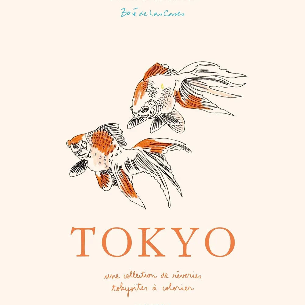 cahier de coloriage Tokyo zoe de las cases