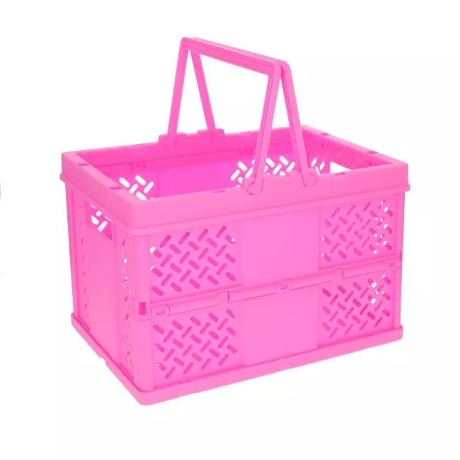 Caisse rose flashy de rangement