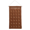 Calendrier de l'Avent en gaze de coton caramel