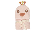 Cape de bain poule rose jollein