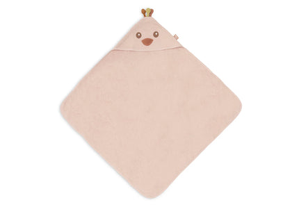 Cape de bain poule rose jollein