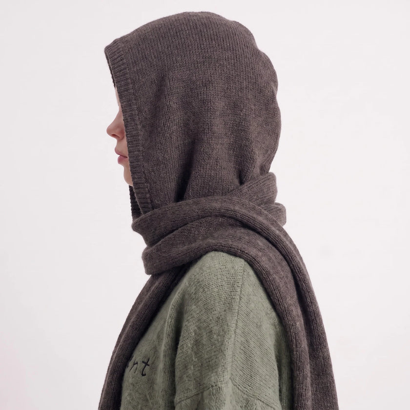 Capuche marron coraia Artlove