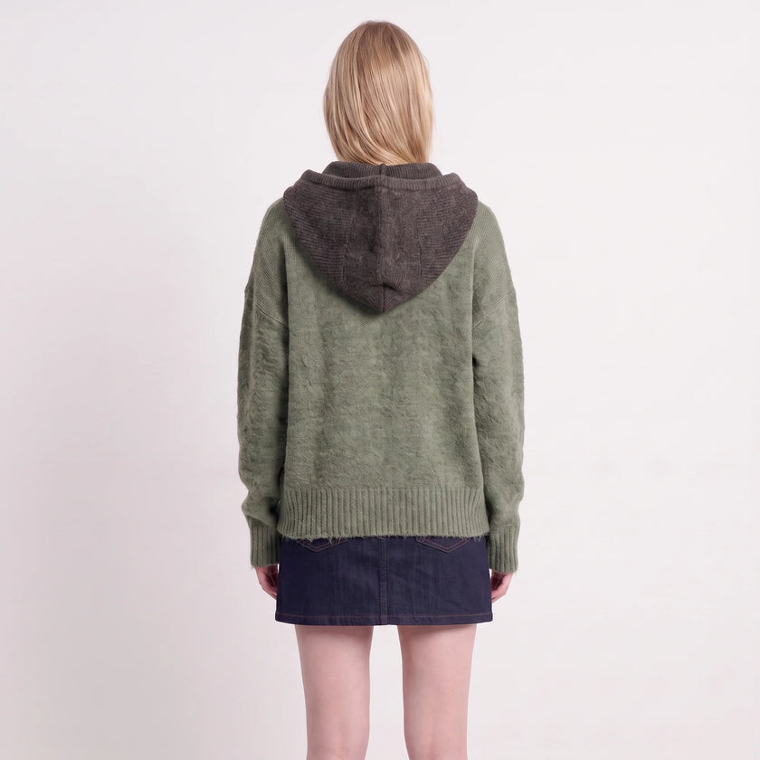 Capuche marron coraia Artlove