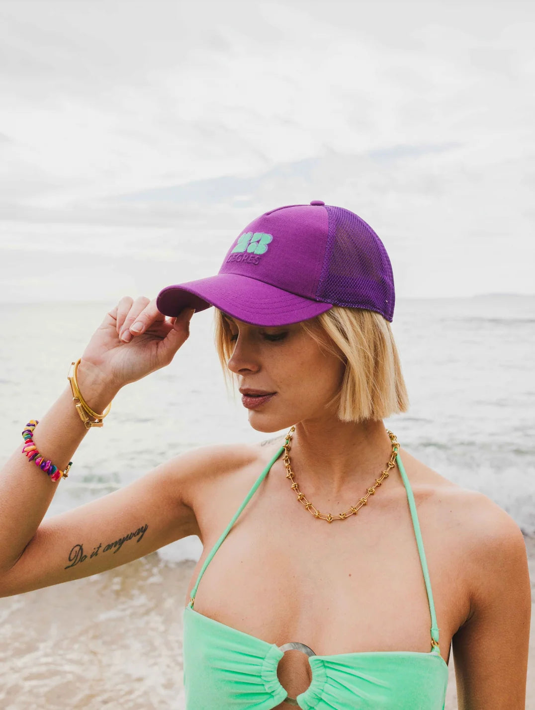 Casquette sunshine prune 23 degres