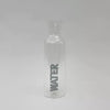 carafe en verre ecriture water