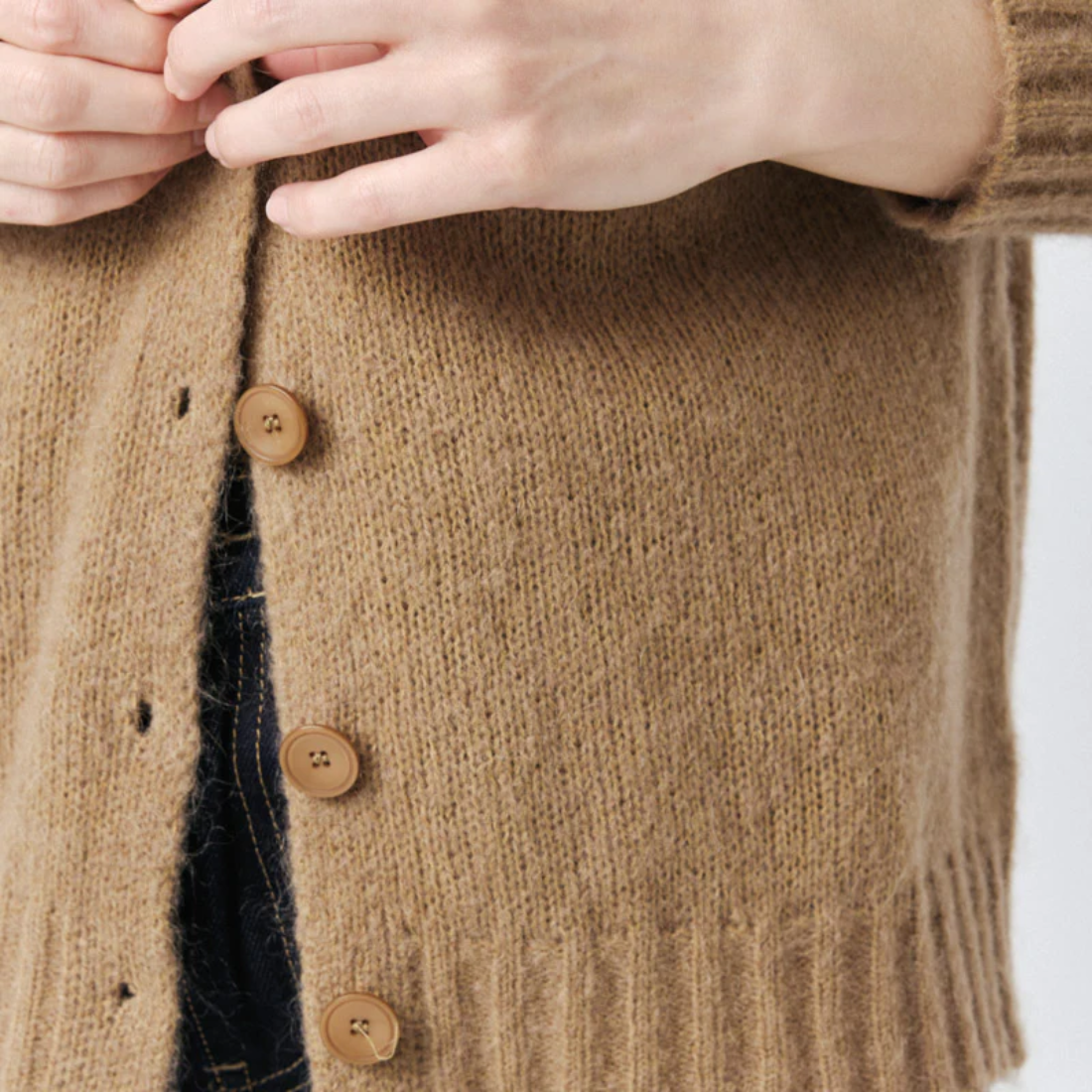 cardigan marron