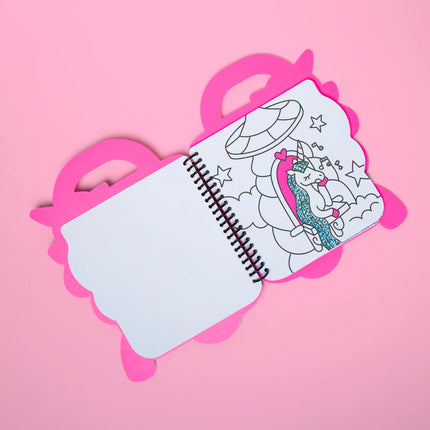 carnet de coloriage et stickers lily