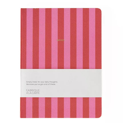 carnet rose et rouge