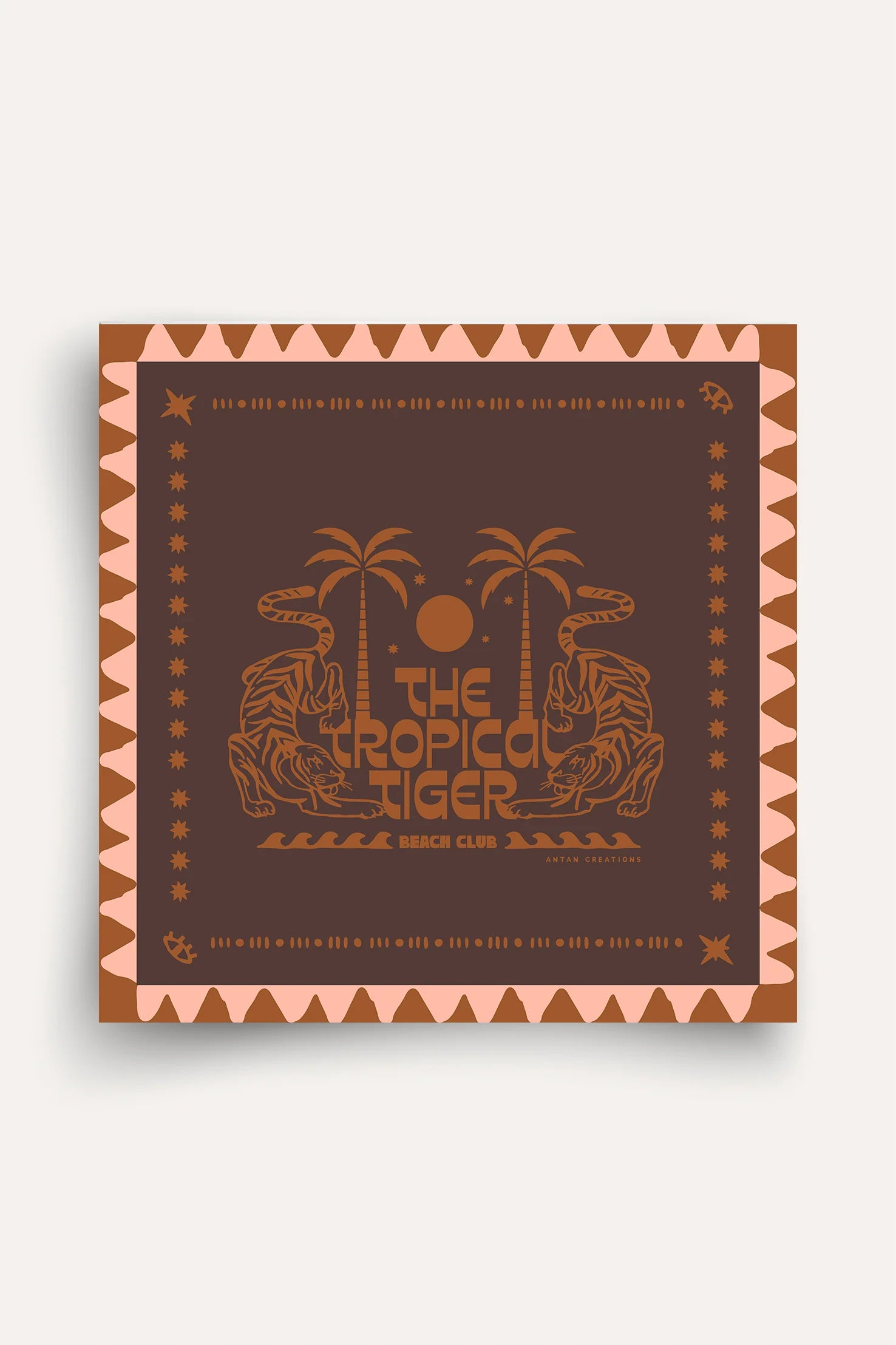 Carré club tropical tiger ANTAN