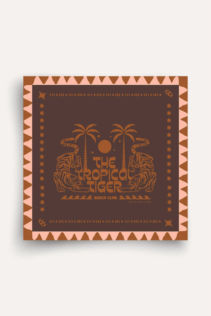 Carré club tropical tiger ANTAN