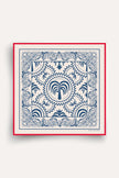 Foulard palmeraie gardenia Antan arré en coton