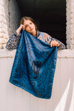 Foulard Antan collection Rodeo Motel bleu 