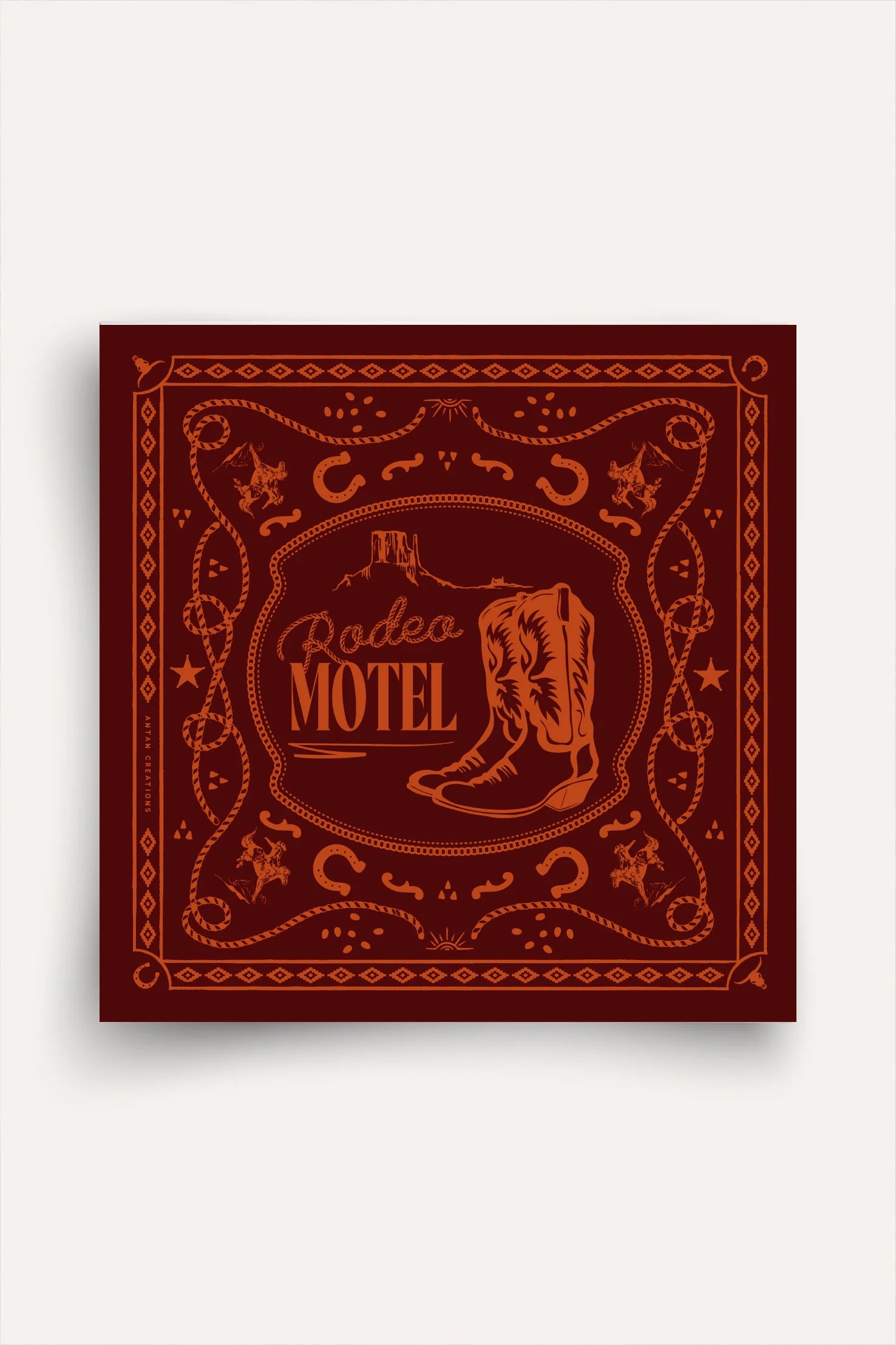 Carré de soie | Rodéo Motel Red