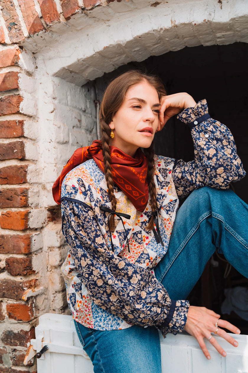 Carré de soie | Rodéo Motel Red