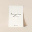 Carte mon petit léon bienvenue au monde petit amour 