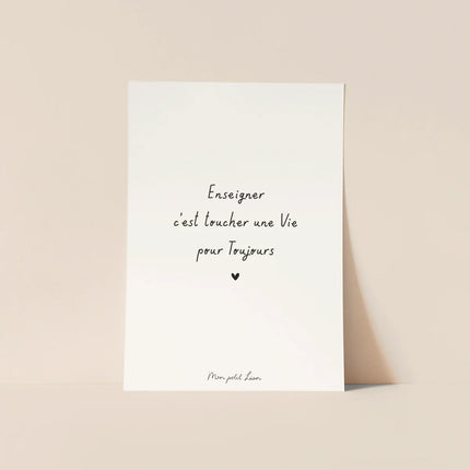 Carte Mon petit Léon Enseigner