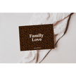 Carte A6 family Love léopard Mon Petit Léon