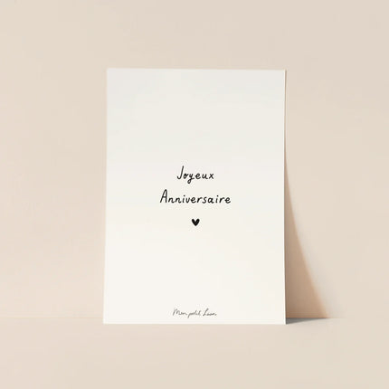 Carte joyeux anniversaire Mon Petit Léon