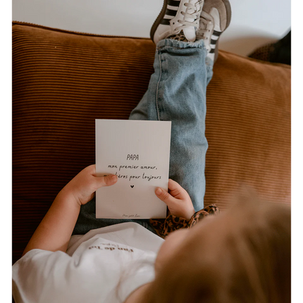 Carte mon petit léon papa mon premieramour