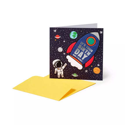 Mini carte anniversaire | Space