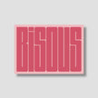 carte bisous rose