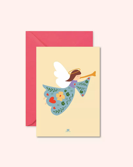 Carte communion ange ma petite vie