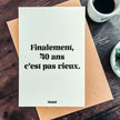Carte postale finalement 40ans c'est pas vieux muisti