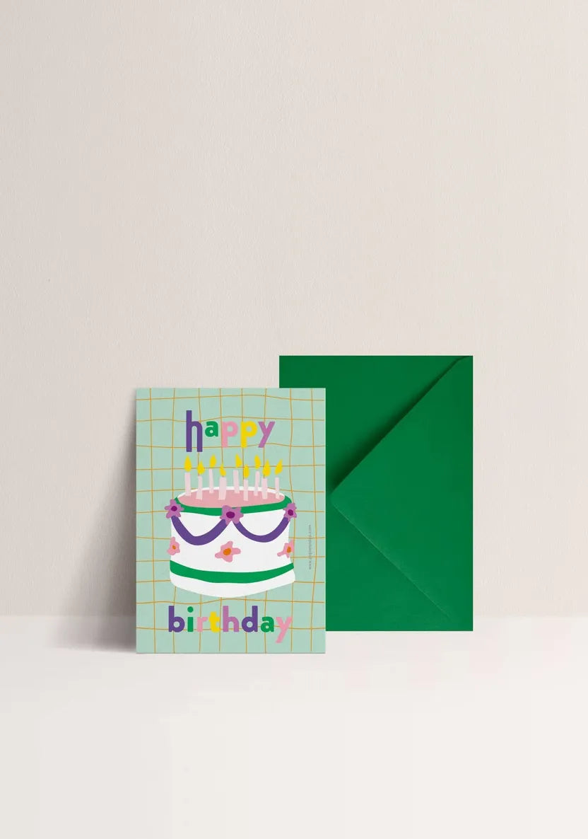 Carte Green Birthday