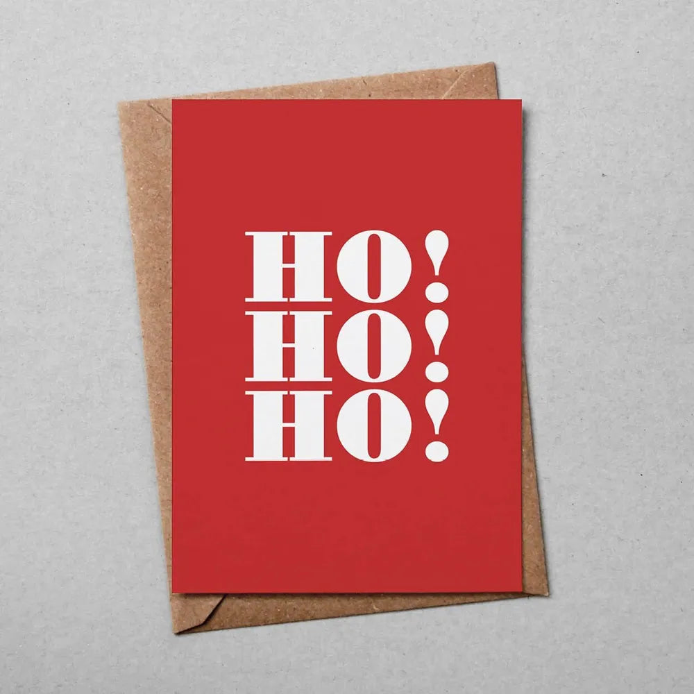 Carte de voeux ho ho ho 