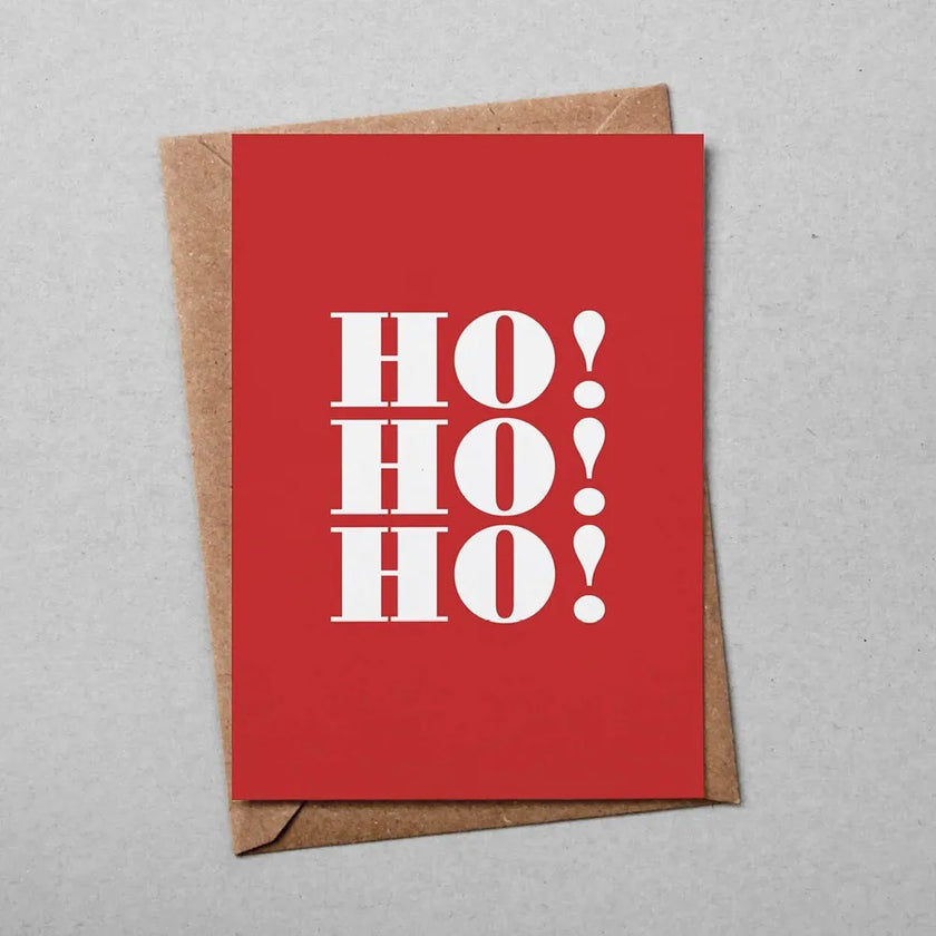 Carte de voeux ho ho ho 