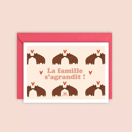 carte la famille s'agrandît 