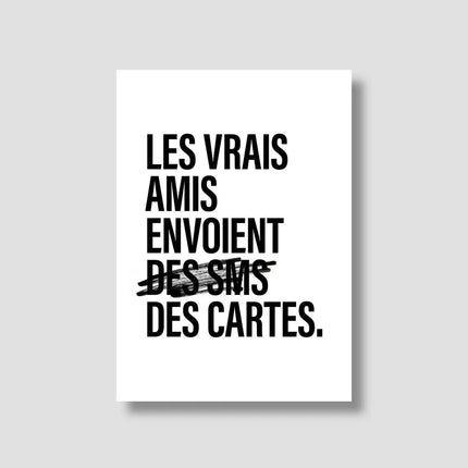 carte blanche ecriture noire